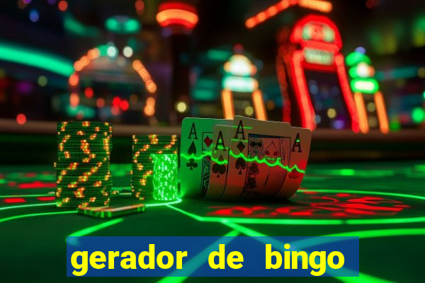 gerador de bingo cha de bebe